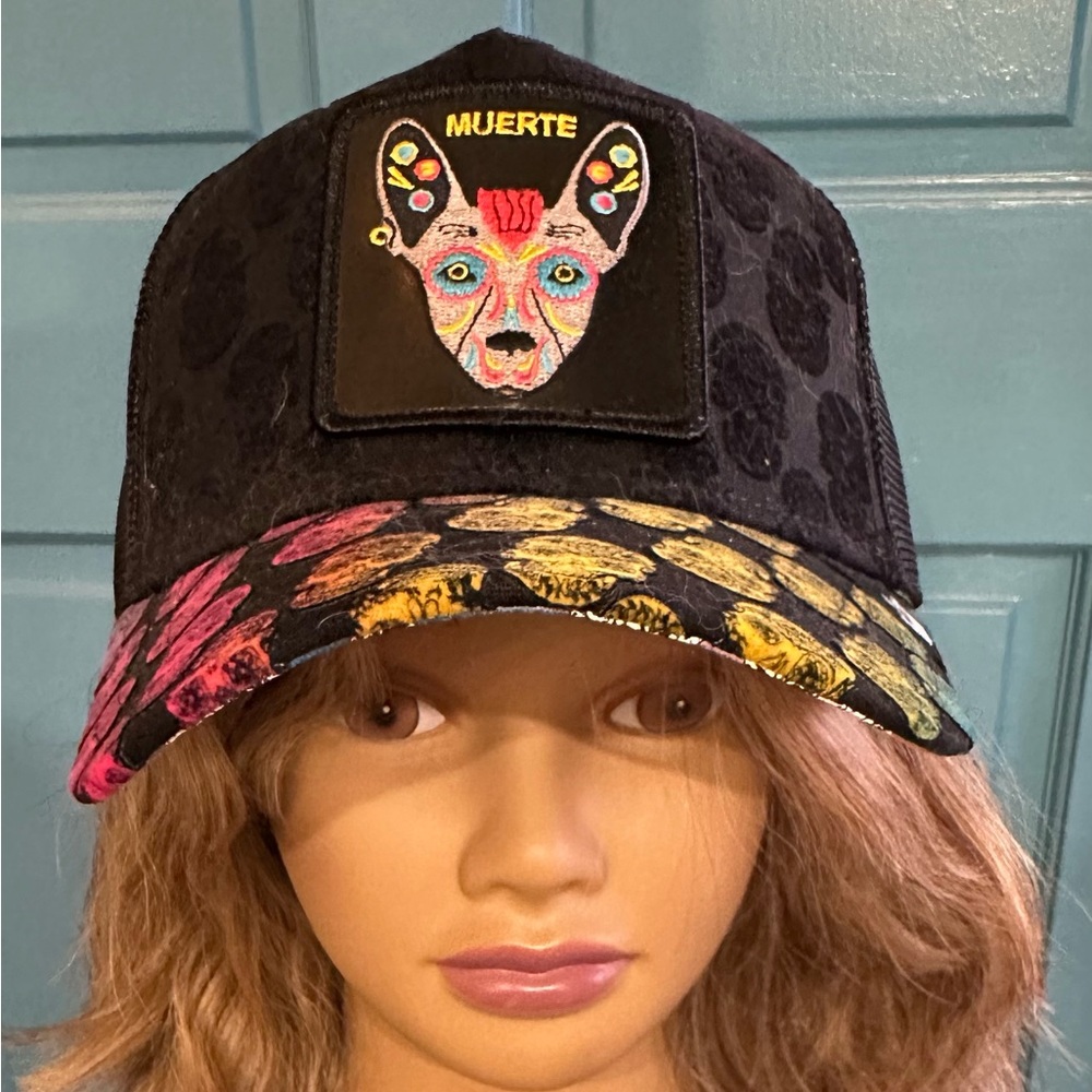 Goorin Bros Multicolor Muerte Skull Dog Cap - Picture 2 of 10